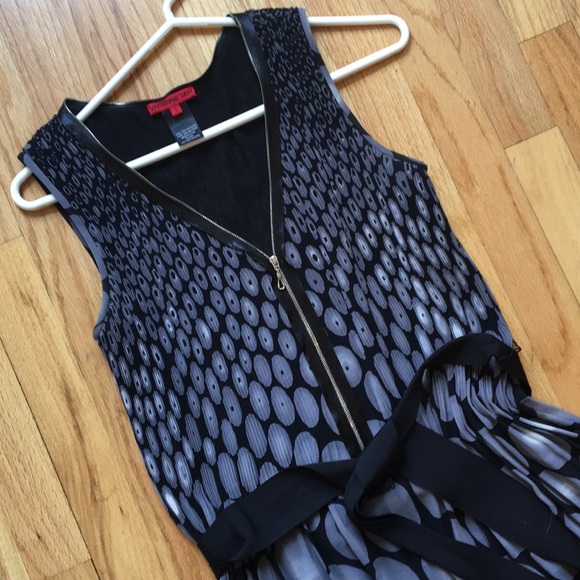 Silk Zipper Vivienne Tam Dress - Picture 2 of 3